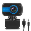 HD Webcam USB PC Computer Web Camera W/ Microphone Rotatable Clip for Desktop Laptop Live Broadcast Video Calling Conferencing Gaming