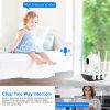 720P WiFi IP Camera Motion Detection IR Night Vision Camcorder Indoor 360° Coverage Security Surveillance App Cloud Available for Baby Elder