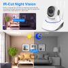 1080P WiFi IP Camera Motion Detection IR Night Vision Camcorder Indoor 360° Coverage Security Surveillance App Cloud Available for Baby Elder