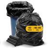 VEVOR Contractor Trash Bags, 40-45 Gallon Heavy Duty Contractor Trash Bags, 1.7 MIL Thick Large Black Industrial Garbage Bag