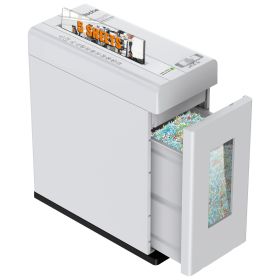Paper Shredder, 5-Sheet Micro Cut with 2.65 Gallons Bin, P-5 High Security Level, 5 Munites Non-Stop Working Time