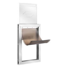 VEVOR Pet Door for Door with Lock and Magnetic Flap System Aluminum Frame Small