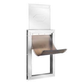 VEVOR Pet Door for Door with Lock and Magnetic Flap System Aluminum Frame XL