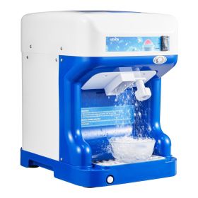 Commercial Ice Shaver 286LBS/H Electric Snow Cone Maker Ice Crusher Blue