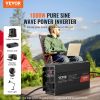 VEVOR Pure Sine Wave Inverter, 1000 Watt, DC 12V to AC 120V Power Inverter with 2 AC Outlets 1 USB Port 1 Type-C Port