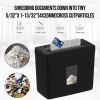 Paper Shredder for Home Use,5 Sheets Small Crosscut Paper Shredder,P-4 Security Level with 2.38-Gallon Basket