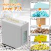 Paper Shredder, 5-Sheet Micro Cut with 2.65 Gallons Bin, P-5 High Security Level, 5 Munites Non-Stop Working Time