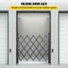 VEVOR Single Folding Security Gate, 48" H x 66" W Folding Door Gate, Steel Accordion Security Gate, Flexible Expanding Security Gate