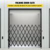 VEVOR Single Folding Security Gate, 50" H x 75" W Folding Door Gate, Steel Accordion Security Gate, Flexible Expanding Security Gate
