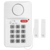 Wireless Magnetic Door Alarm 3 Settings 110dB Siren Keypad Bell Ring Easy Install Home Security System for Apartment Office Shed Garage