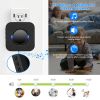 Wireless Doorbells Bells IP55 Waterproof 984ft Cordless Doorbell Chimes 55 Chimes W/ 2 Plug Receivers for Office Apartment House