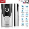WiFi Video Doorbell Wireless Door Bell 720P HD WiFi Security Camera w/ Two-way Talk PIR Motion Detection IR Night Vision Home Security Camcorder Offic