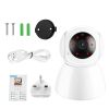 1080P WiFi IP Camera Motion Detection IR Night Vision Camcorder Indoor Two-way Intercom 360° Coverage Security Surveillance App Cloud Available for Ba
