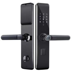 "Smart Security Handle with Digital Tuya Integration - WiFi Enabled Apartment Fingerprint Door Lock with Keys" (TYPES: CARD, SPECIAL FEATURES: BUILT IN DOOR BELL)