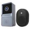 Smart Wireless Chime WiFi Doorbell Security 2 Way Intercom Visual Bell Chime Night Vision Camera Door Bell